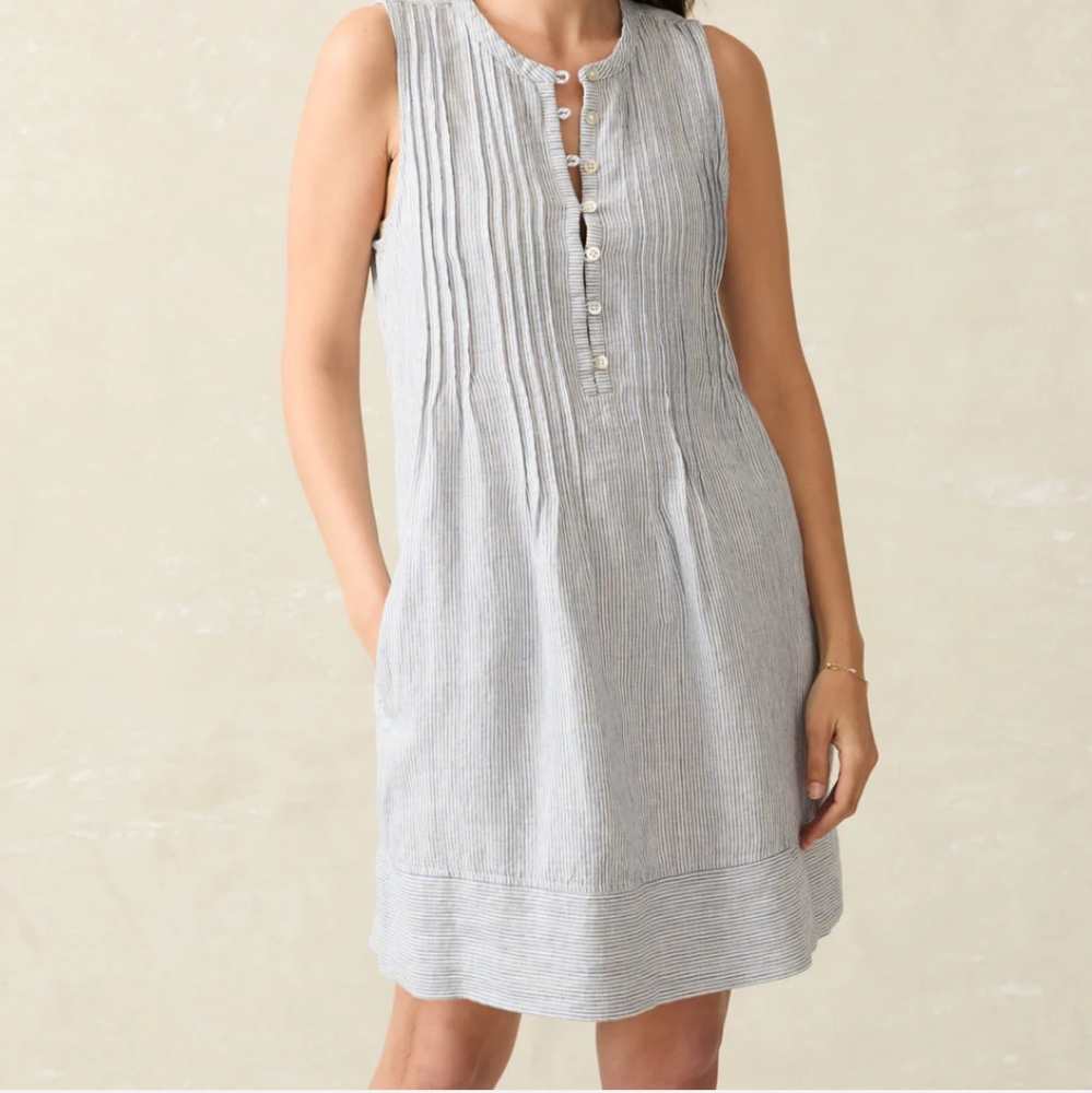 Faherty linen dress